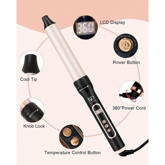 LAYADO 5 in 1 Curling Iron, Curling Wand Set with main image 6